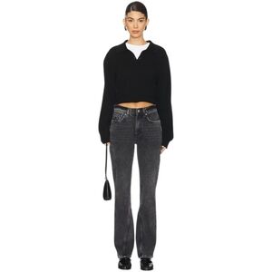 We The Free Black Xena Slim Straight Jeans, 28, Vintage Charm, Contemporary Edge